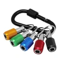 Bit Holder Keychain Quick Release Home Improvement Gift Aluminum 5 Color