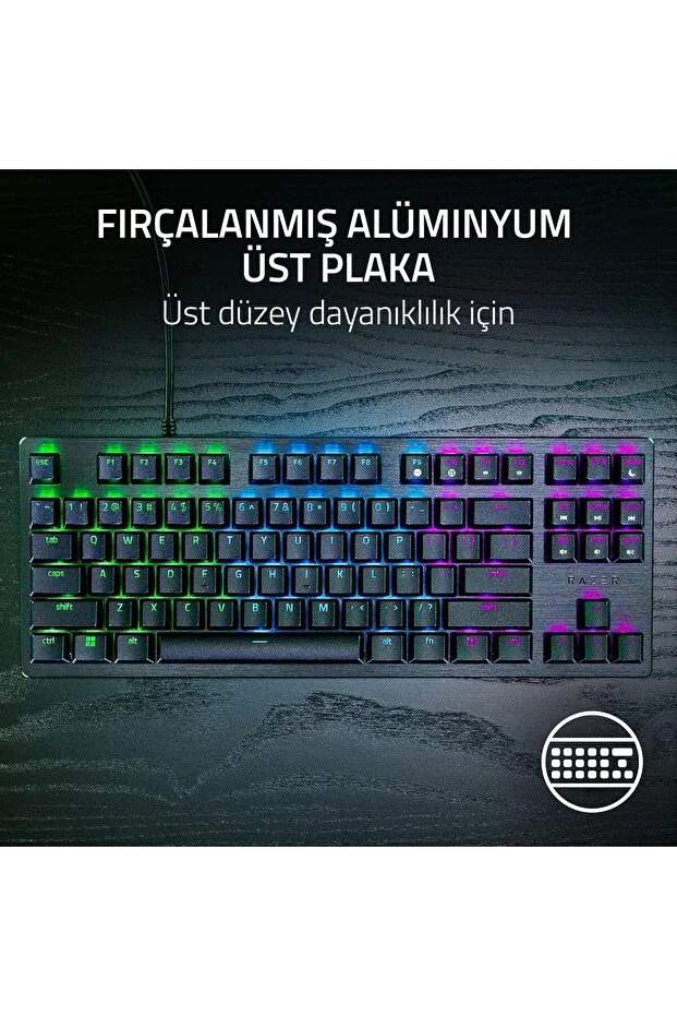 RAZER Huntsman V3X Tnky Turkish Optical Q Keyboard Black Rz03-05021800-R3L1