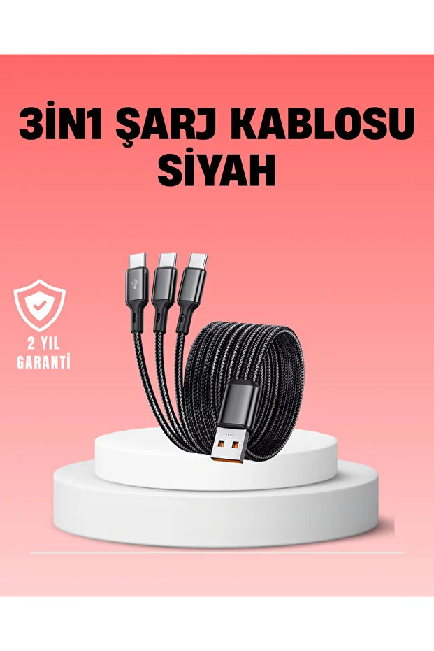 Beta Moda Hub Multi USB Charging Cable – 1.2m Fast Charging, 3A Strong Current
